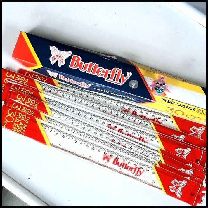 

GRATIS ONGKIR PENGGARIS BUTTERFLY 30 CM, PLASTIK MIKA TEBAL !