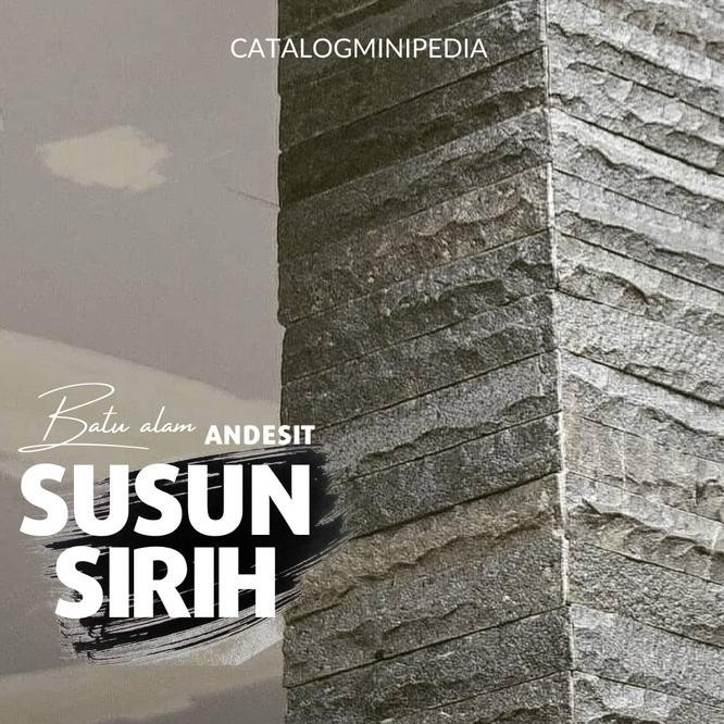 Viral | Batu Alam Andesit Susun Sirih 5 X 40