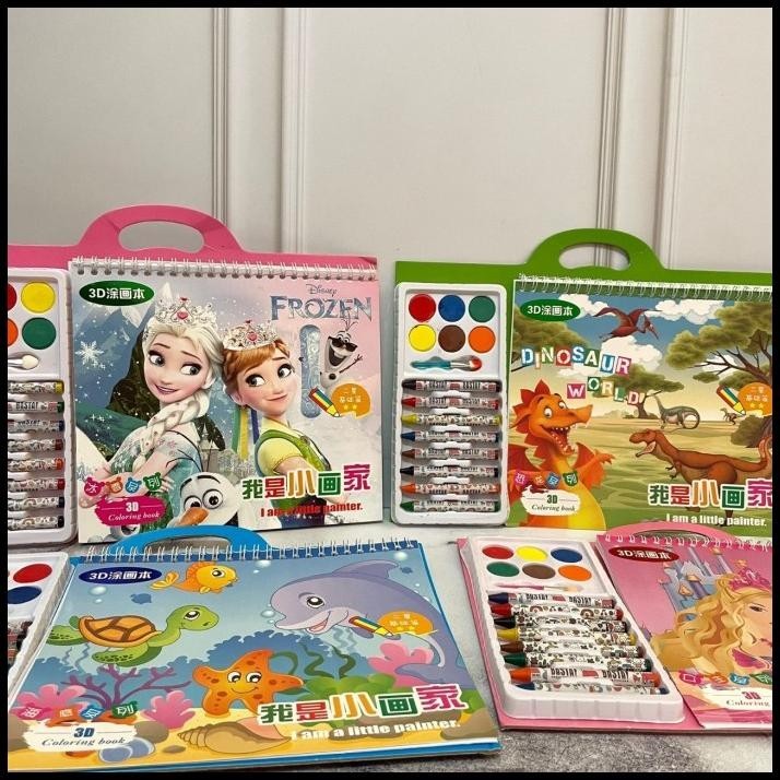 

TERMURAH PAKET COLOURING KRAYON BOOK FREE KUAS DAN KERTAS GAMBAR LENGKAP MURAH !!!!!!