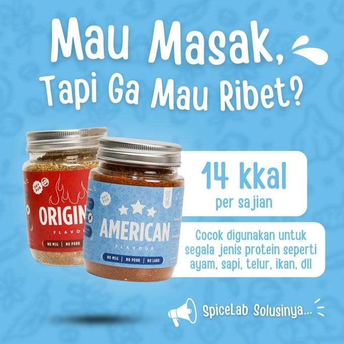 

Bundle American&Spicy DryRub SpiceLab Bumbu Marinasi Kering Serbaguna BS