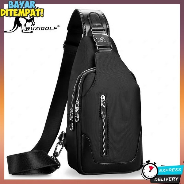 Tad Tss Tqs Premium Tas Slempang Pria Tad Srempang Slingbang Cowok Kekinian Tass Slempang Elegan Mur