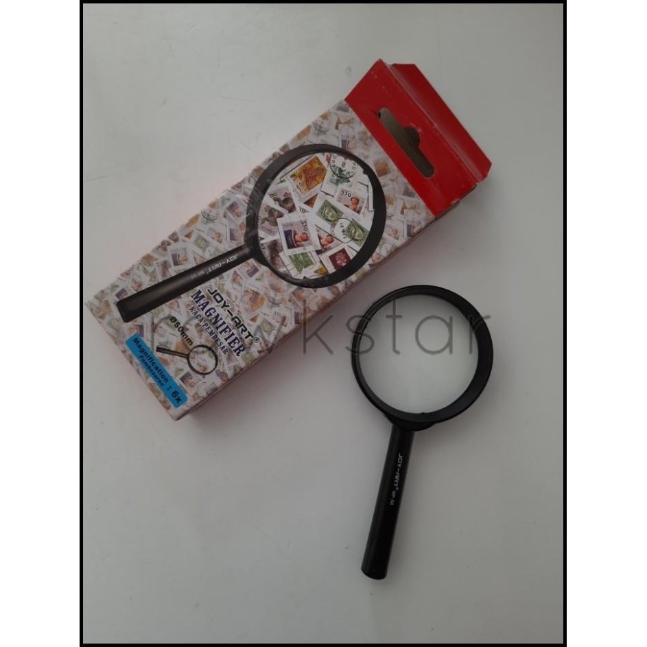 

GRATIS ONGKIR KACA PEMBESAR / MAGNIFYING GLASS MAGNIFIER JOY ART MF 60 6X ZOOM !!!!!