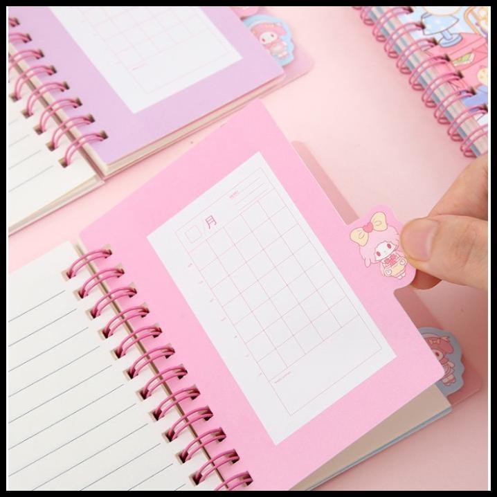 

TERMURAH J3 - NOTEBOOK SANRIO COIL GIRLS AGENDA KARAKTER !!!!