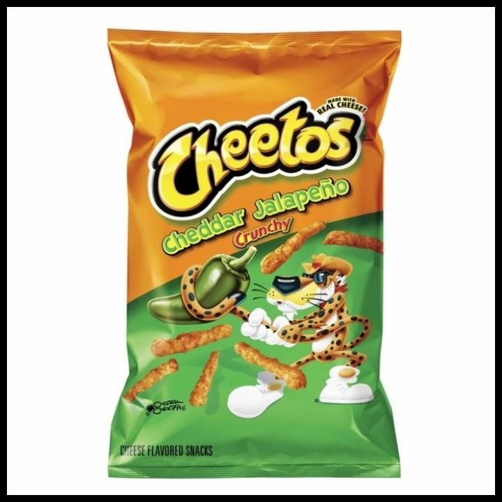 

Cheetos Cheddar Jalapeno Crunchy
