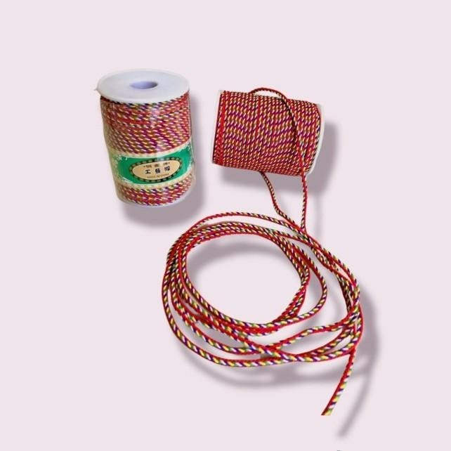 

Tali Pancawarna Benang 5 Warna Diameter 3Mm Per Roll