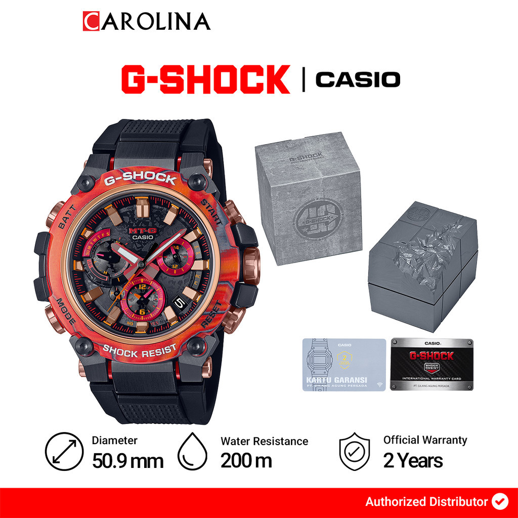 Jam Tangan Casio G SHOCK MTG-B3000FR-1A Pria