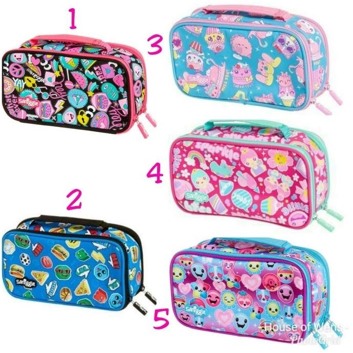 

New Smiggle Says Go Anywhere Pencil Case - Tempat Pensil Smiggle Limited Edition