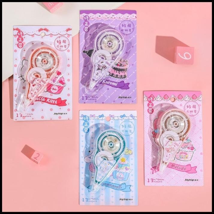 

TERBARU TOKKADO SANRIO TIP-EX CORRECTION TAPE TIPEX CINNAMOROLL MY MELODY LUCU !!!!!!!