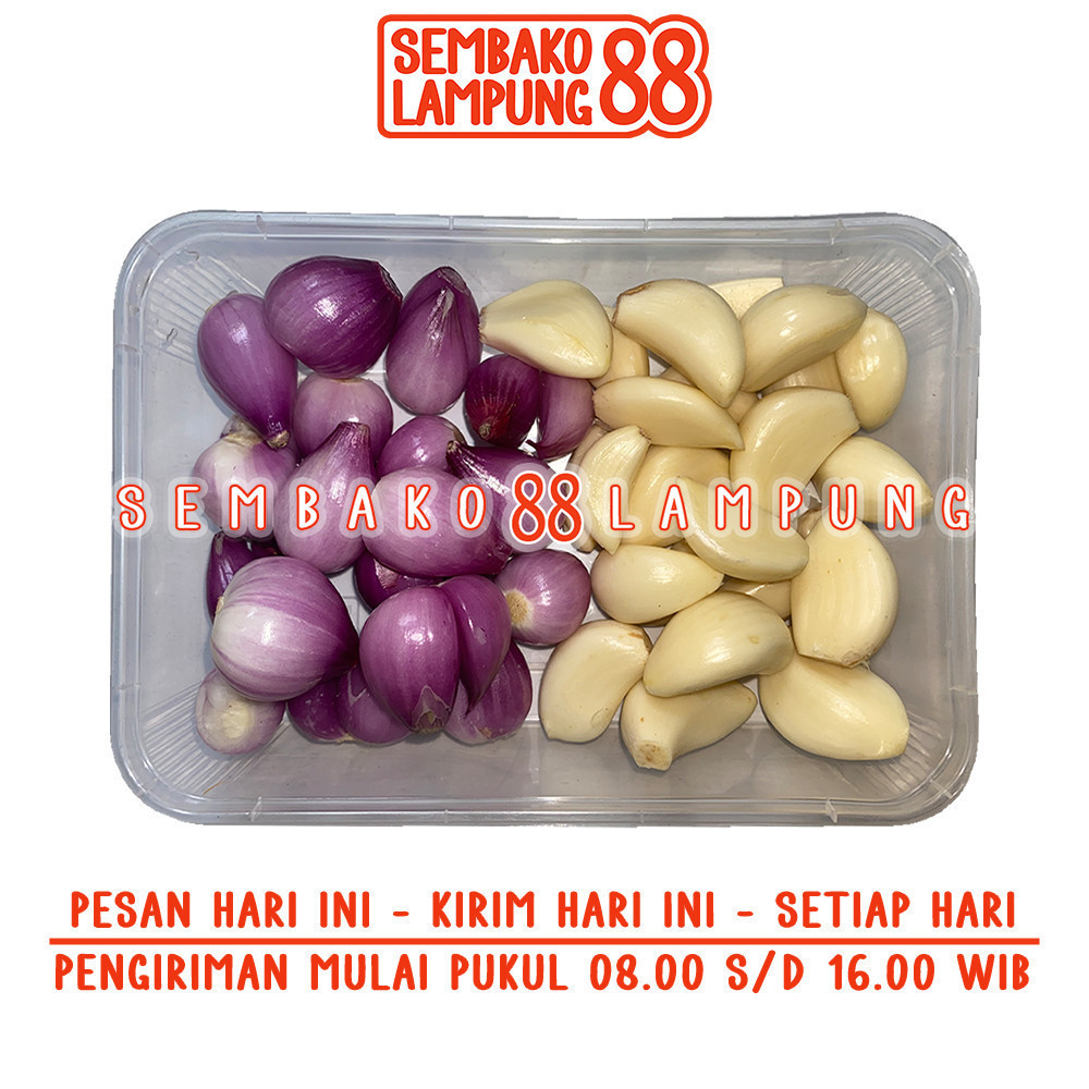 

Bawang Kupas Campur 250 Gr | Sembako Lampung 88