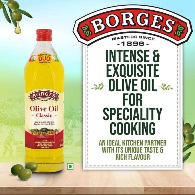 BORGES - Classic Olive Oil Pure Minyak Zaitun 1 Liter L83S