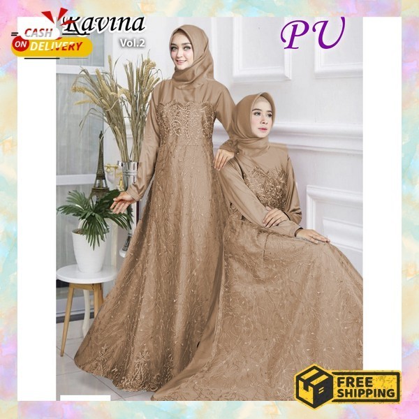 Gmis Muslim Simpel Elegan Pakaian Wanita Nyumbang Syari Baju Kondangan Terbaru Baju Muslimah Bruklat