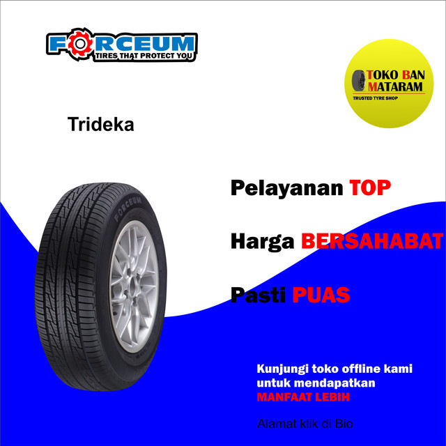 ban FORCEUM 185/70R14 185/70 R14 18570R14 18570 R14 185/70/14 R14 R 14 TRIDEKA avanza xenia sigra