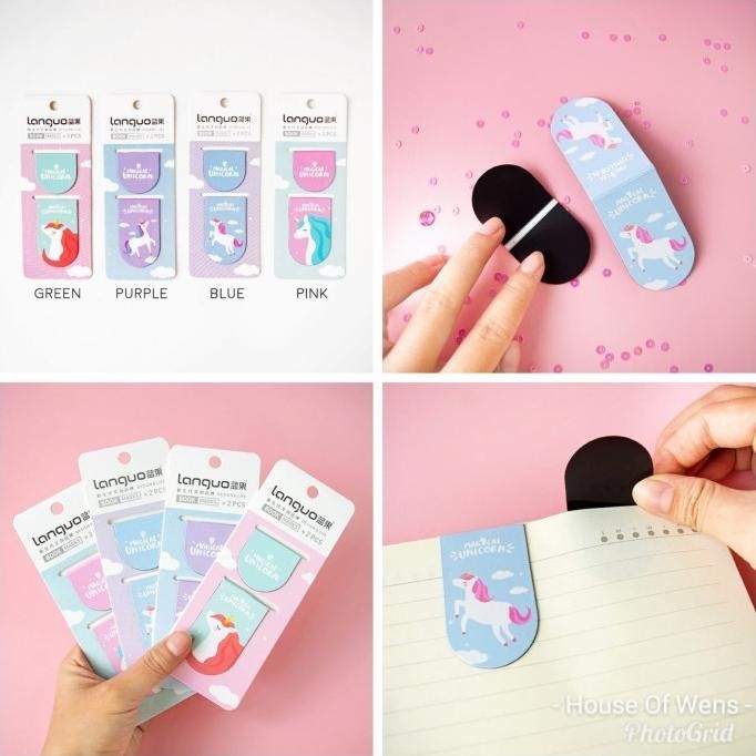 

New Sale Dream Unicorn Magnetic Bookmark - Pembatas Buku Terbaik