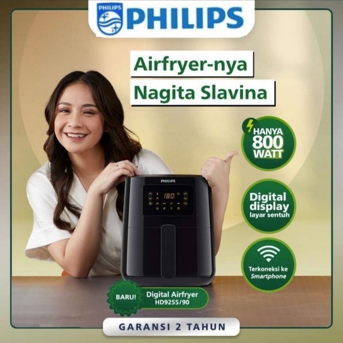 Philips Air Fryer Hd9255/90 Hd9200/91 Low Watt Digital Air Fryer 4Ltr
