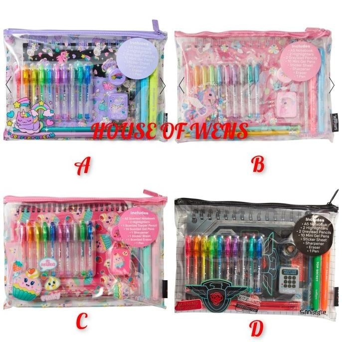 

Best Seller Smiggle Icons Ntial A5 Stationery Gift Pack Original Pengiriman Cepat