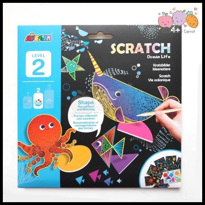 

BEST DEAL AVENIR SCRATCH OCEAN LIFE LEVEL 2 MENGGAMBAR MENGGORES MAGIC PAPER !!!!!!