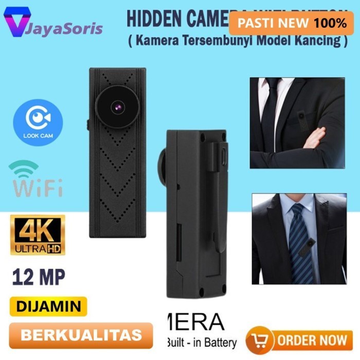 Kamera Tersembunyi Mini Camera Kecil Pengintai Cctv Wifi Outdoor Tanpa