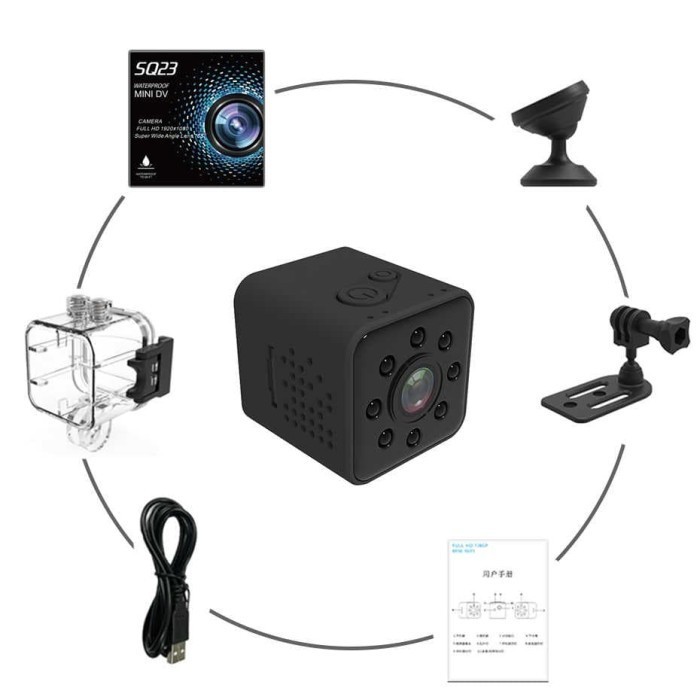 Camera Sq23 Waterproof Mini Dv
