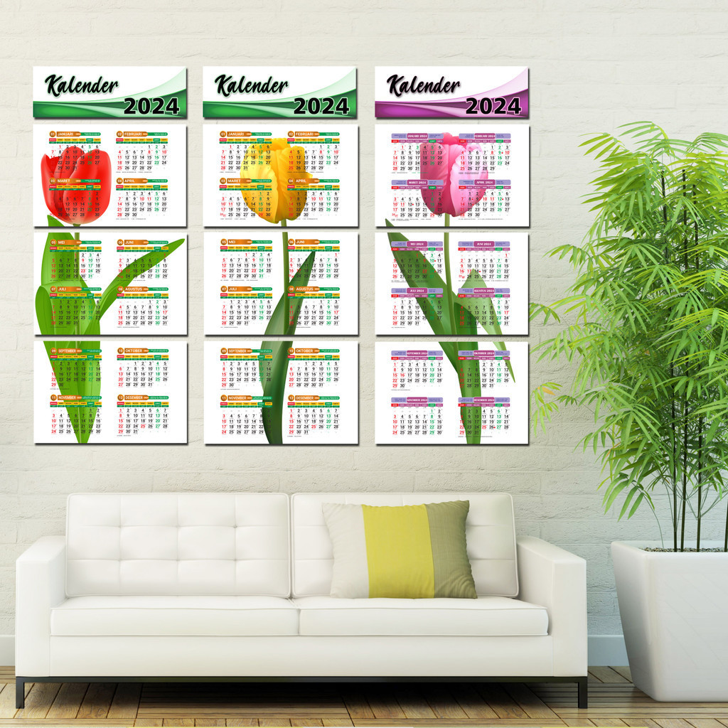 HIASAN DINDING KALENDER 2024