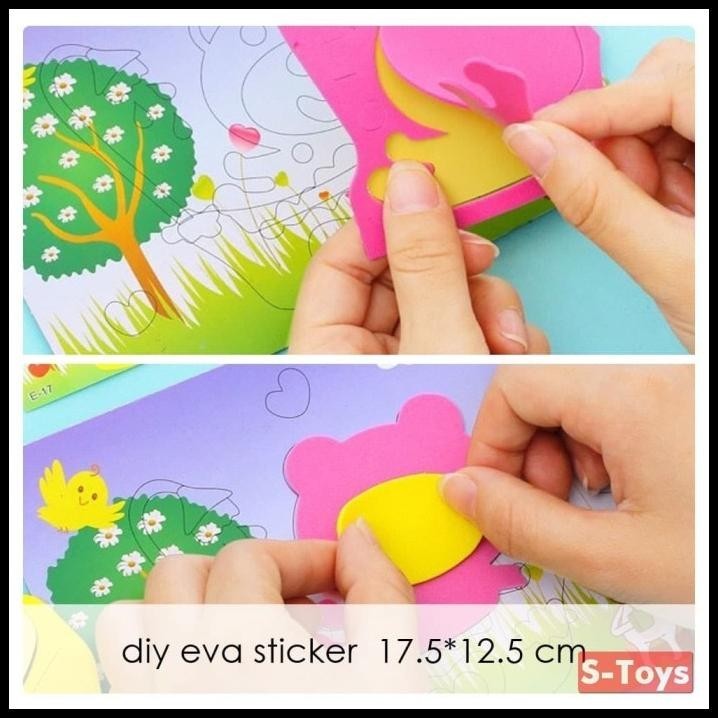 

TERMURAH MAINAN ANAK SMALL DIY EVA STICKER UKURAN 17.5 X 12.5 CM !!!!