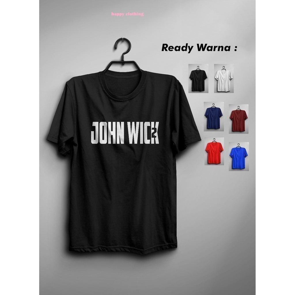 Kaos T Shirt Pria John Wick