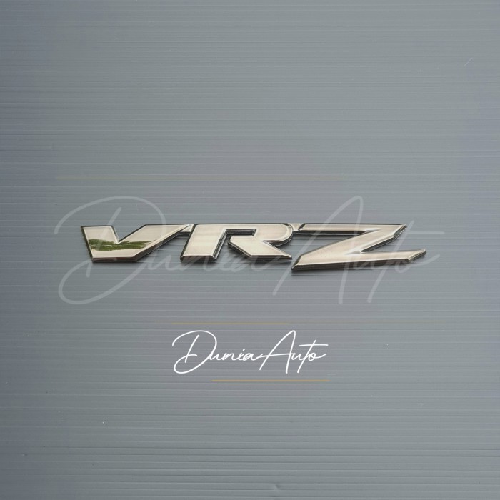 Emblem Logo Black Chrome Tulisan Vrz Fortuner