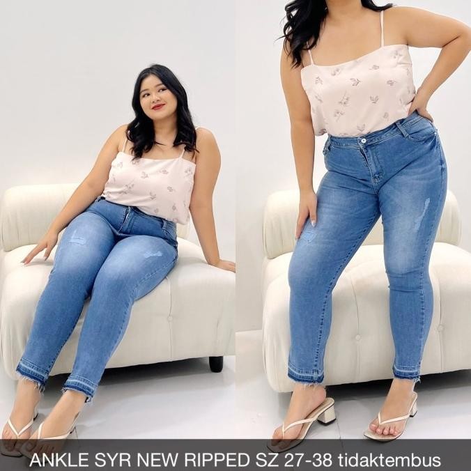 CELANA JEANS WANITA ANKLE SYR JEANS- SYS CLOTHIER