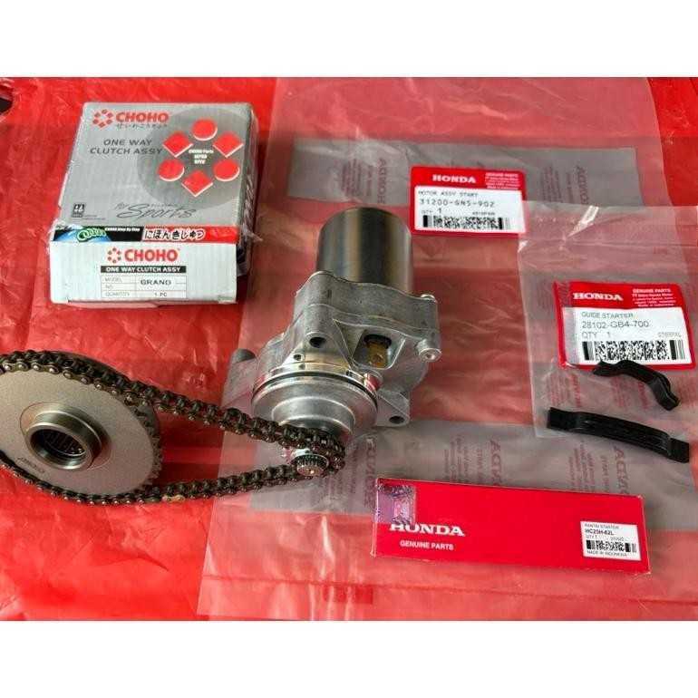 ADF DINAMO STATER KOMPLIT PLUS GEAR GIR GIGI RANTAI RANTE STARTER ASTREA GRAND PRIMA SUPRA FIT LAMA 