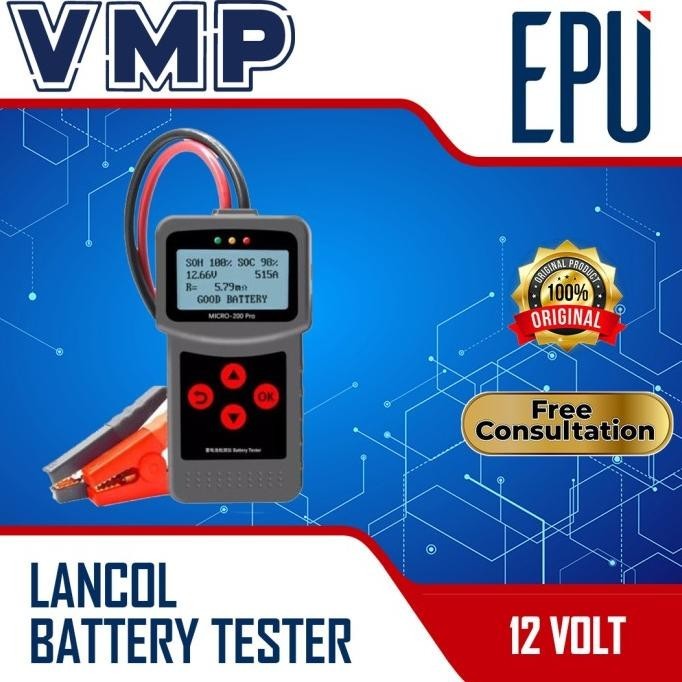 Lancol Micro 200 Battery Tester Aki Test Aki Tester Baterai Cek Aki