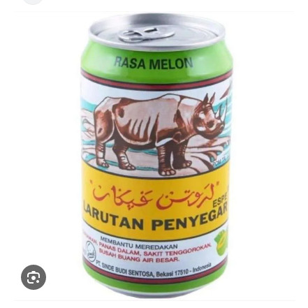 

Larutan Cap Badak Melon Kaleng Original