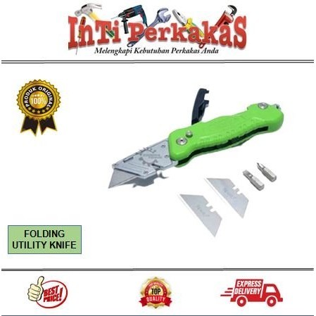 

Pisau Cutter Lipat Folding Utility Knife Gt-Fu1984 Tekiro
