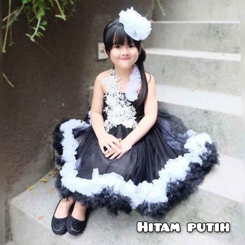 Promo Mega Sale 5.5 // Dress tutu petite Sabrina brokat / gaun pesta anak mewah elegant Aqilla rok