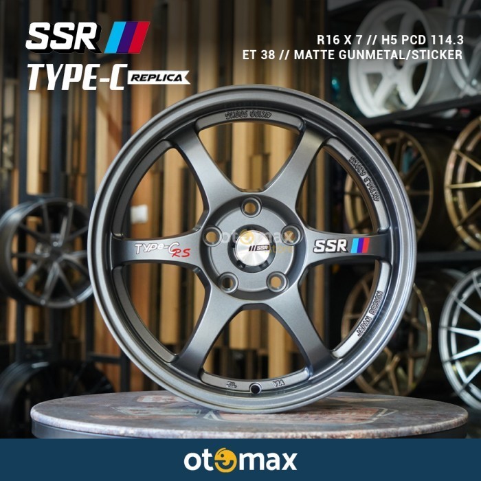 VELG MOBIL SSR TYPE C RING 16 H5 MATTE GUNMETAL