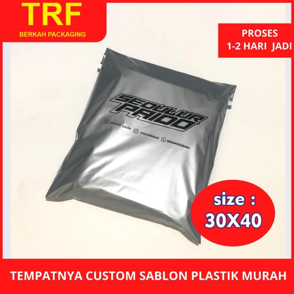 

Galuhferdian552 Sablon Plastik Polymailer 30 X 40 Isi 100 Bisa Custom Desain Sablon Murah