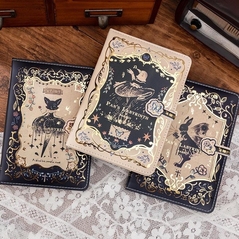 

COD Magnetic Notebook Diary Pan's Labyrinth / Buku Diary PU Leather Buku Catatan - 0881 Termurah