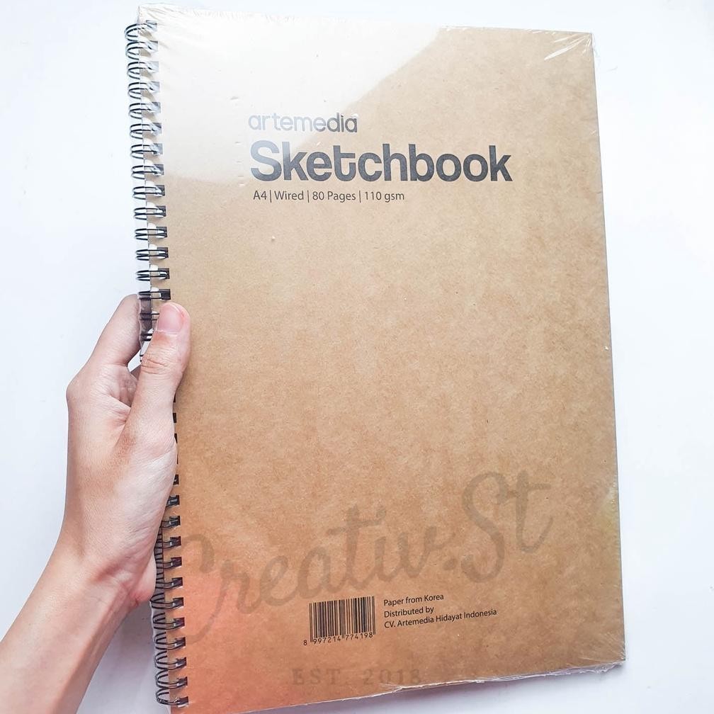 

ew-98 Artemedia Sketchbook A4 80 Halaman 110 GSM Buku Sketsa Gambar Pensil Charcoal Arang Original