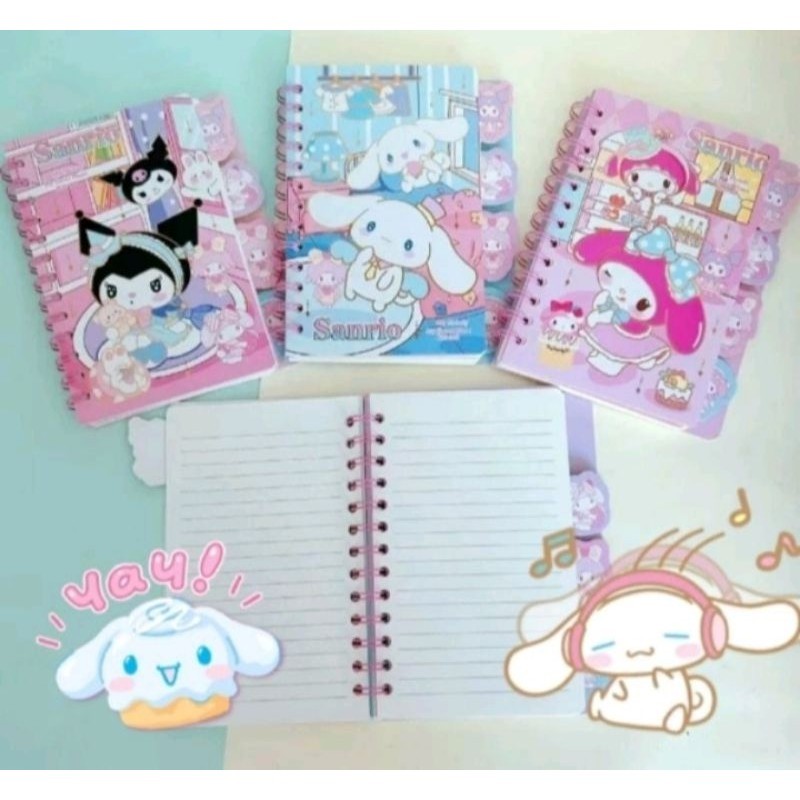 

notebook cinnamorol / buku diary cinnamorol