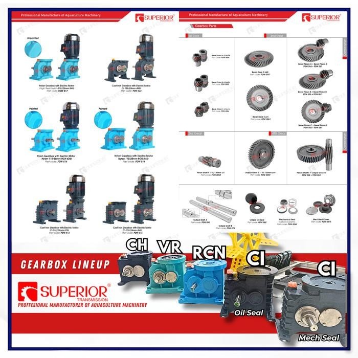 Bevel Pinion C (Futi) - Spare Part Kincir Air Tambak