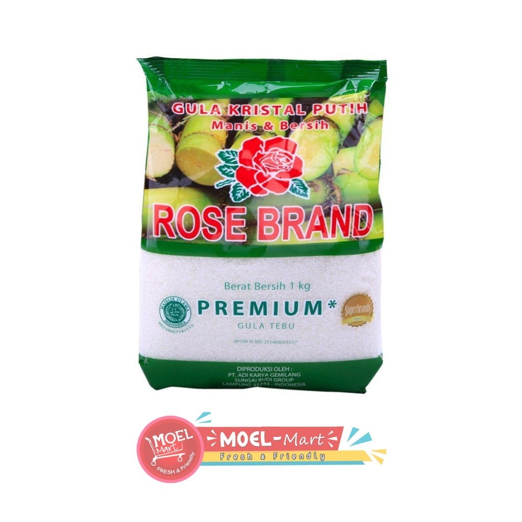 

ROSE BRAND Gula Premium 1kg