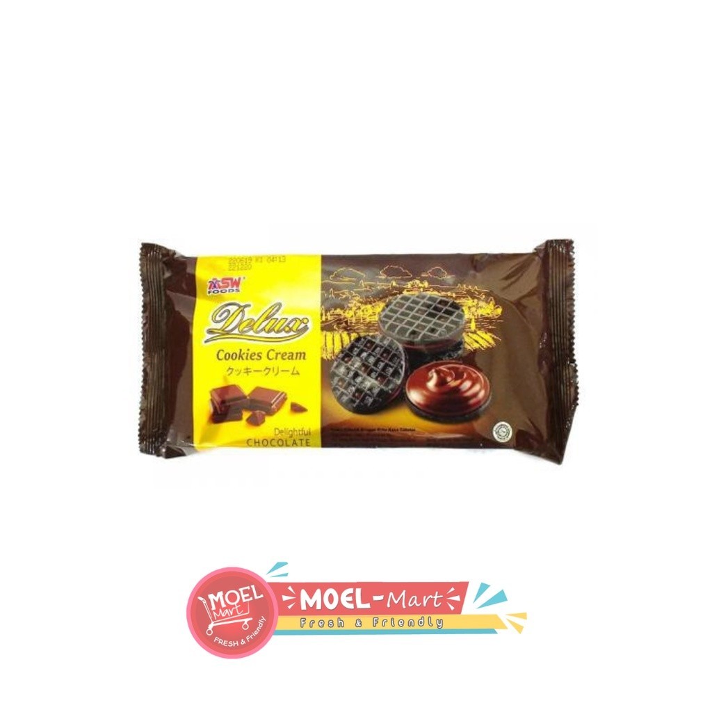 

DELUXE Cookies Cream Chocolate 160gr