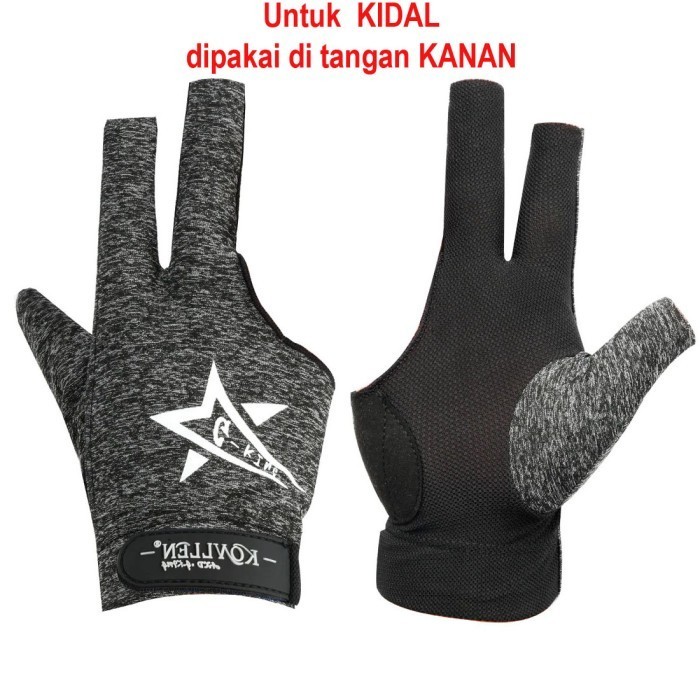 KONLLEN BILLIARD GLOVE SARUNG TANGAN BILIAR KIRI KIDAL
