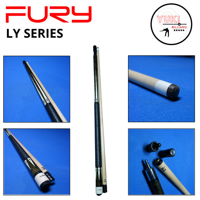 STICK BILLIARD FURY LY TRUELOC 12.5MM + JP + BONUS TAS FURY 1X1