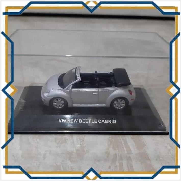 [DCT] AUTOART 1/64 VW BEETLE NEW CABRIO NO HOTWHEELS MATCHBOX RARE UNIK MURAH