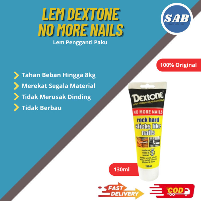 Lem Pengganti Paku Dextone No More Nails Merekat Kuat Seperti Paku