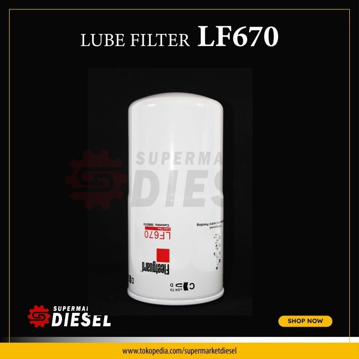 FLEETGUARD LF-670 / LF670 LUBE FILTER / P551670