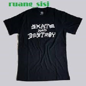 Kaos T Shirt Pria Skate And Destroy