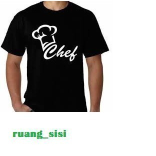 Kaos T Shirt Pria Chef