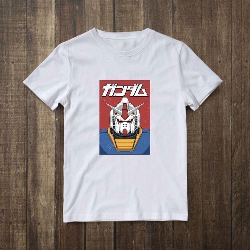Kaos T Shirt Pria Baju T-Shirt Gundam
