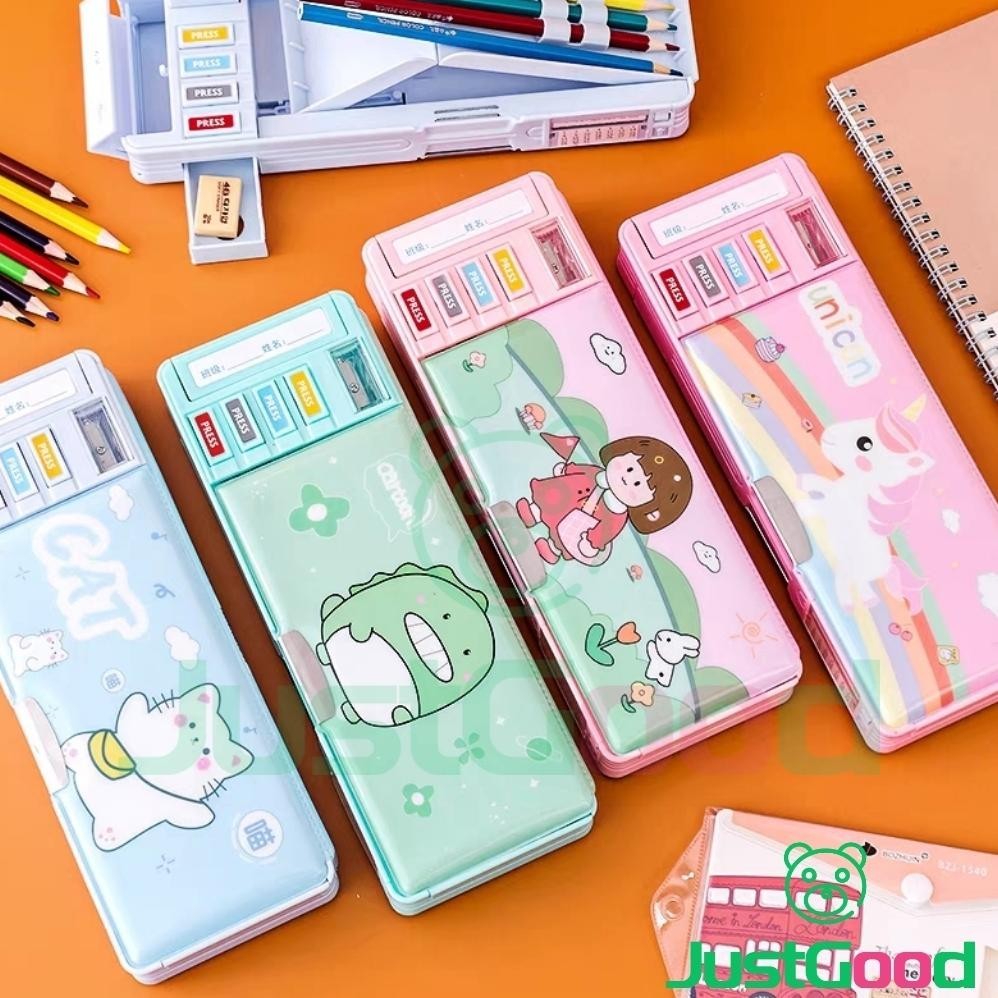 

Oz67 Ready Unicorn kotak pensil anak/ kotak pensil multifungsi / TEMPAT PENSIL ANAK PEREMPUAN MURAH KOTAK PENSIL ANAKPencil storage multifunctional stationery storage box /Lapisan Ganda Tunggal dengan Rautan Kapasitas Sale