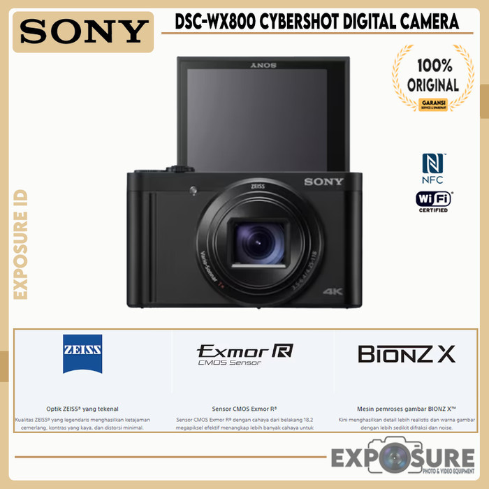 Kamera Sony Cybershot Dsc-Wx800 / Kamera Sony Wx-800 4K Wifi Nfc